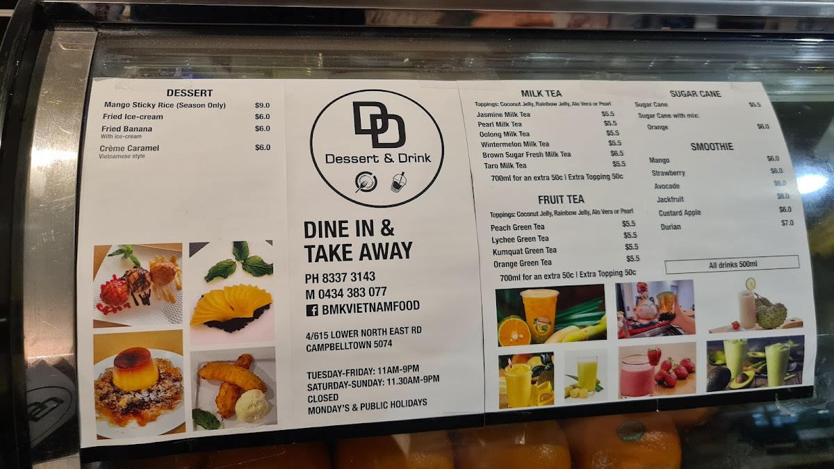 Menu Banh Mi K-7