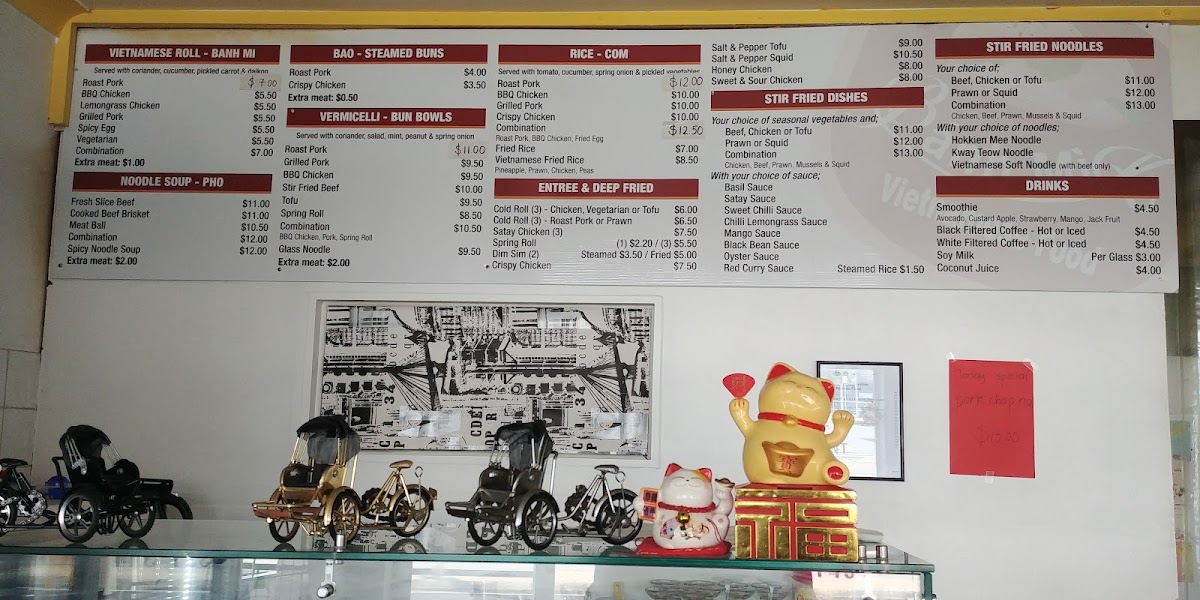 Menu Banh Mi K-8