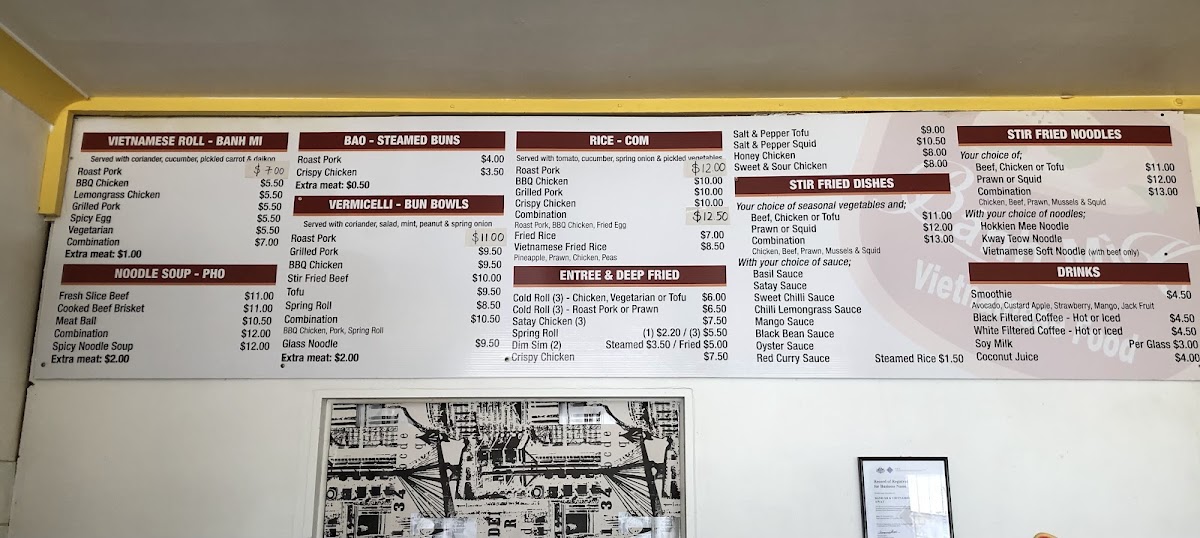 Menu Banh Mi K-9