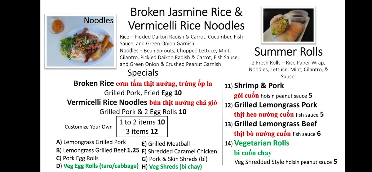 Menu Banh Mi My Tho Vietnamese Sandwich-1