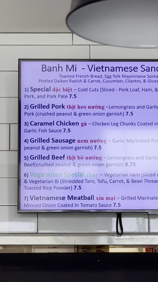 Menu Banh Mi My Tho Vietnamese Sandwich-6