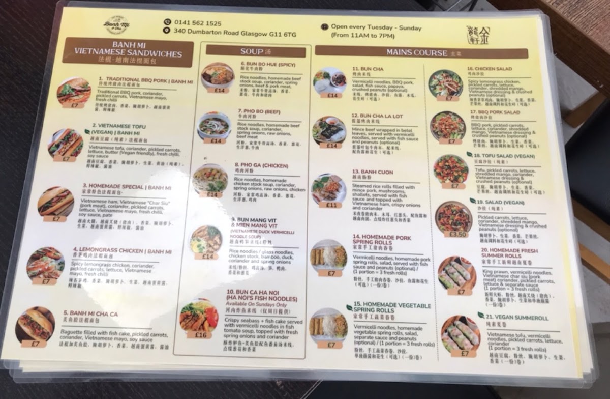 Menu Banh Mi & Tea-2