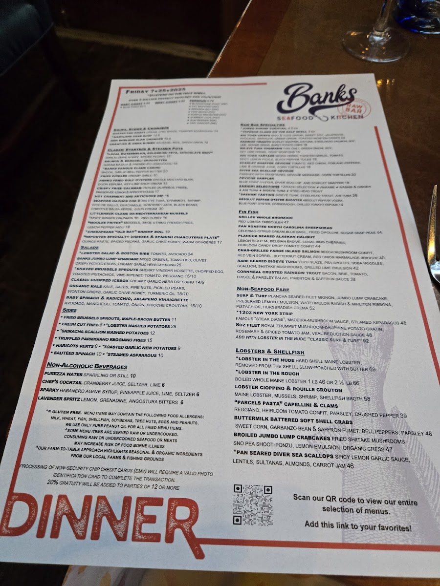 Menu Banks' Seafood Kitchen And Raw Bar-3