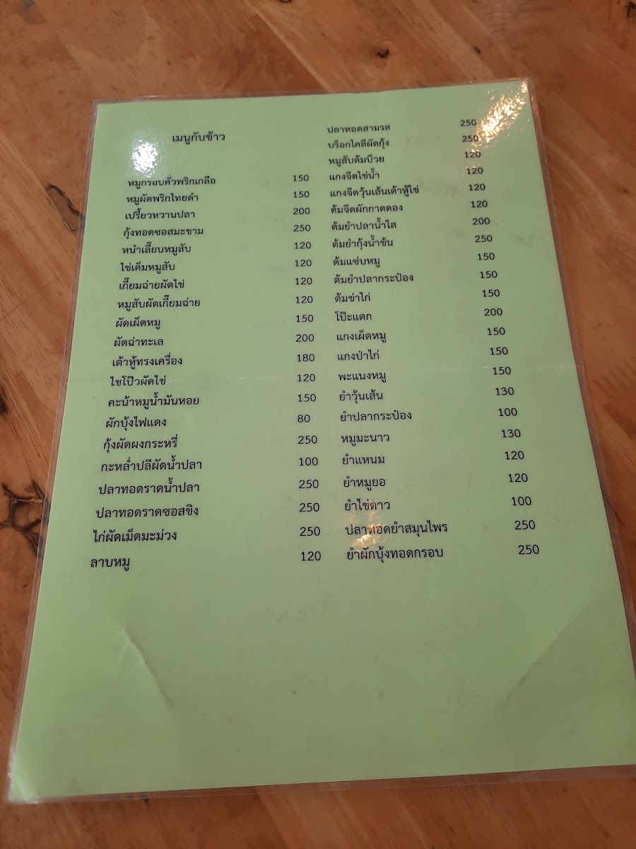 Menu ร้านอาหารบ้านแสนสุข( Bansansuk)​-6