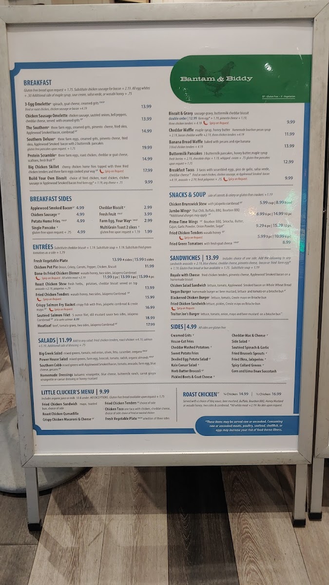 Menu Bantam & Biddy-7