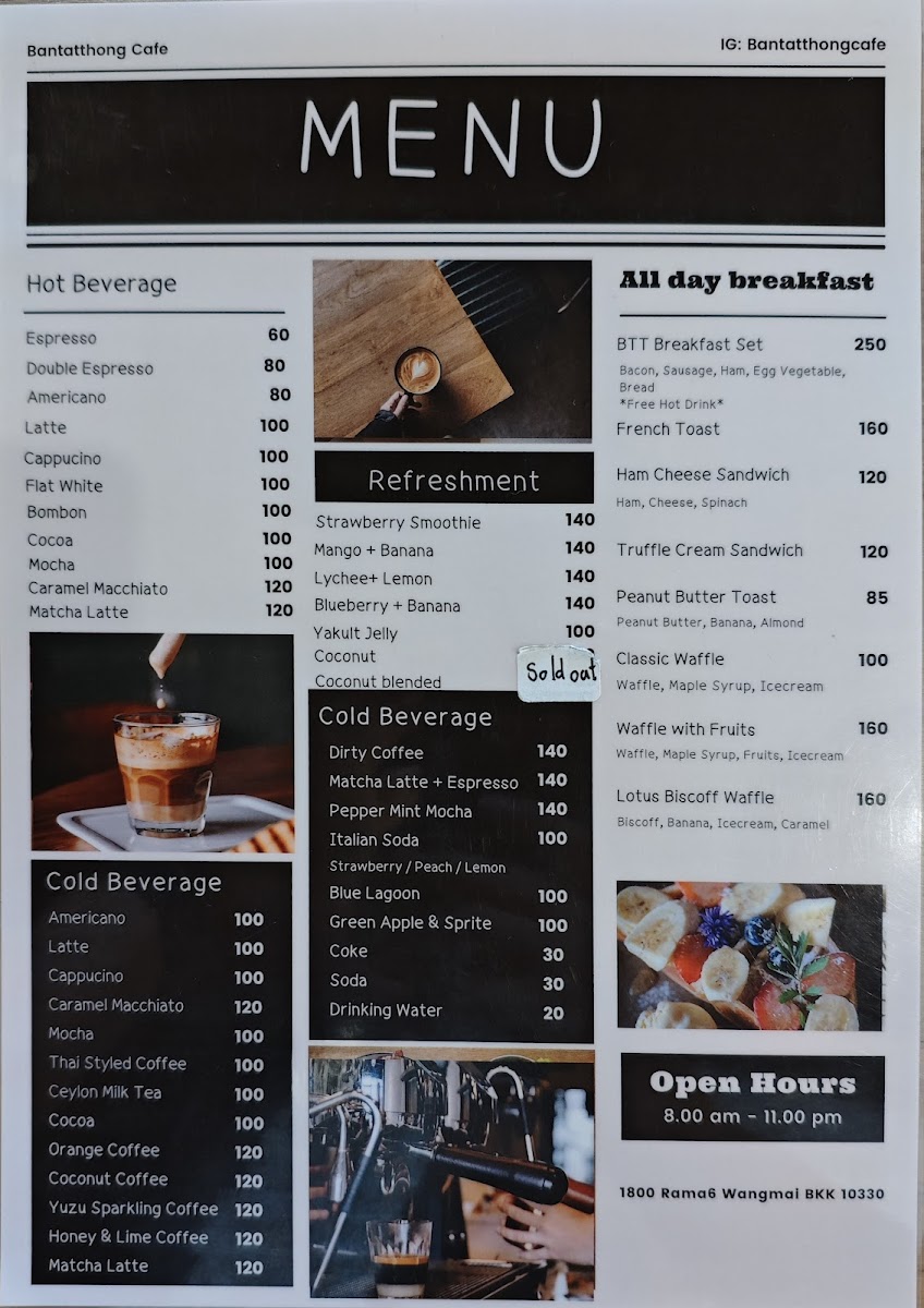 Menu Bantatthong Café-9