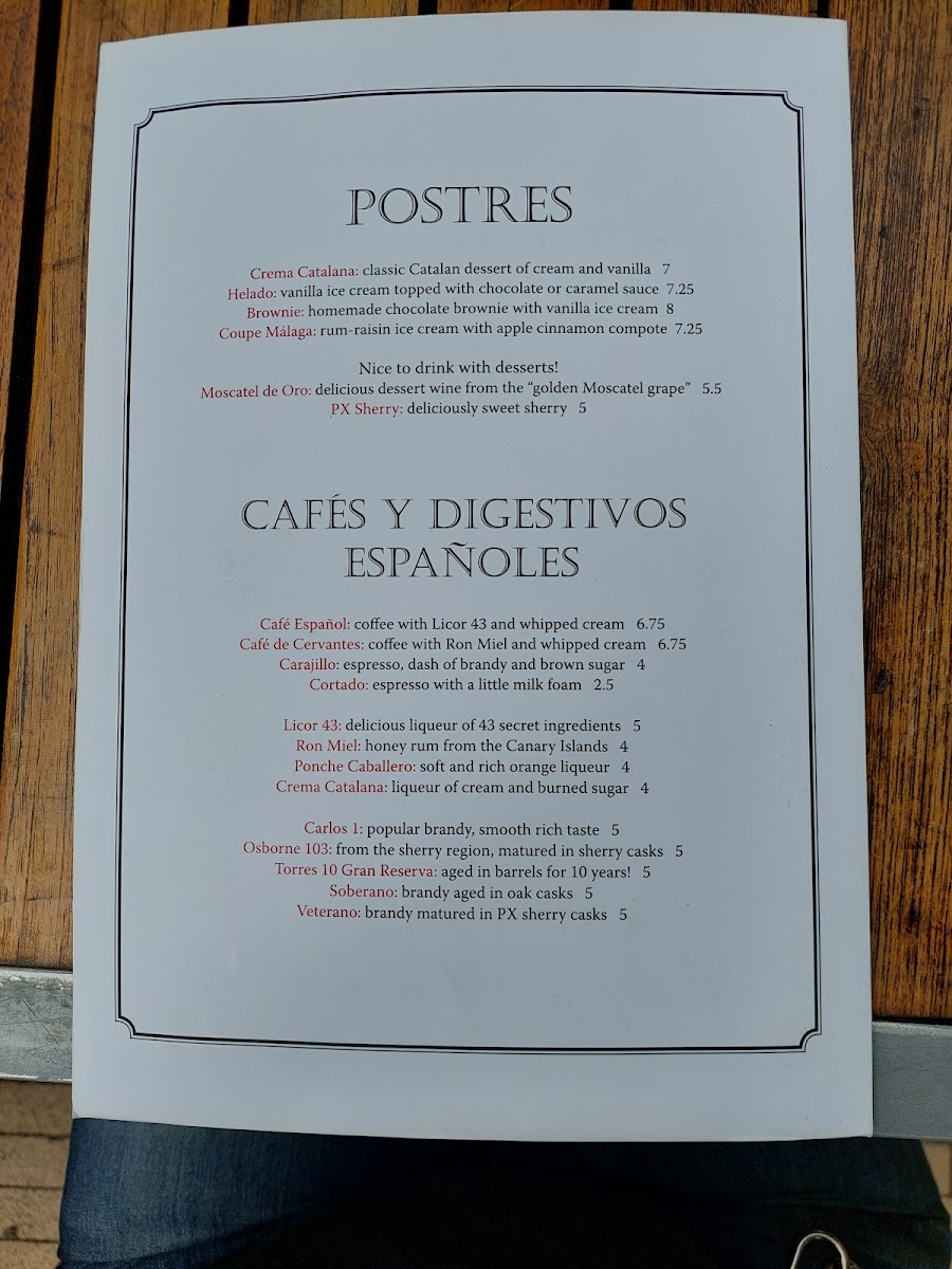 Menu Bar Bodega Cervantes-7