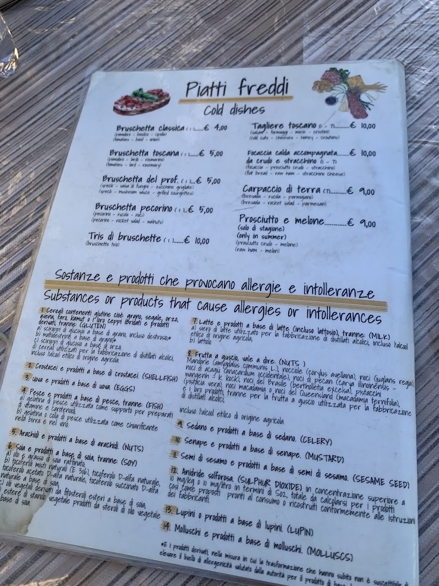Menu Bar Caffetteria La Colonna-10