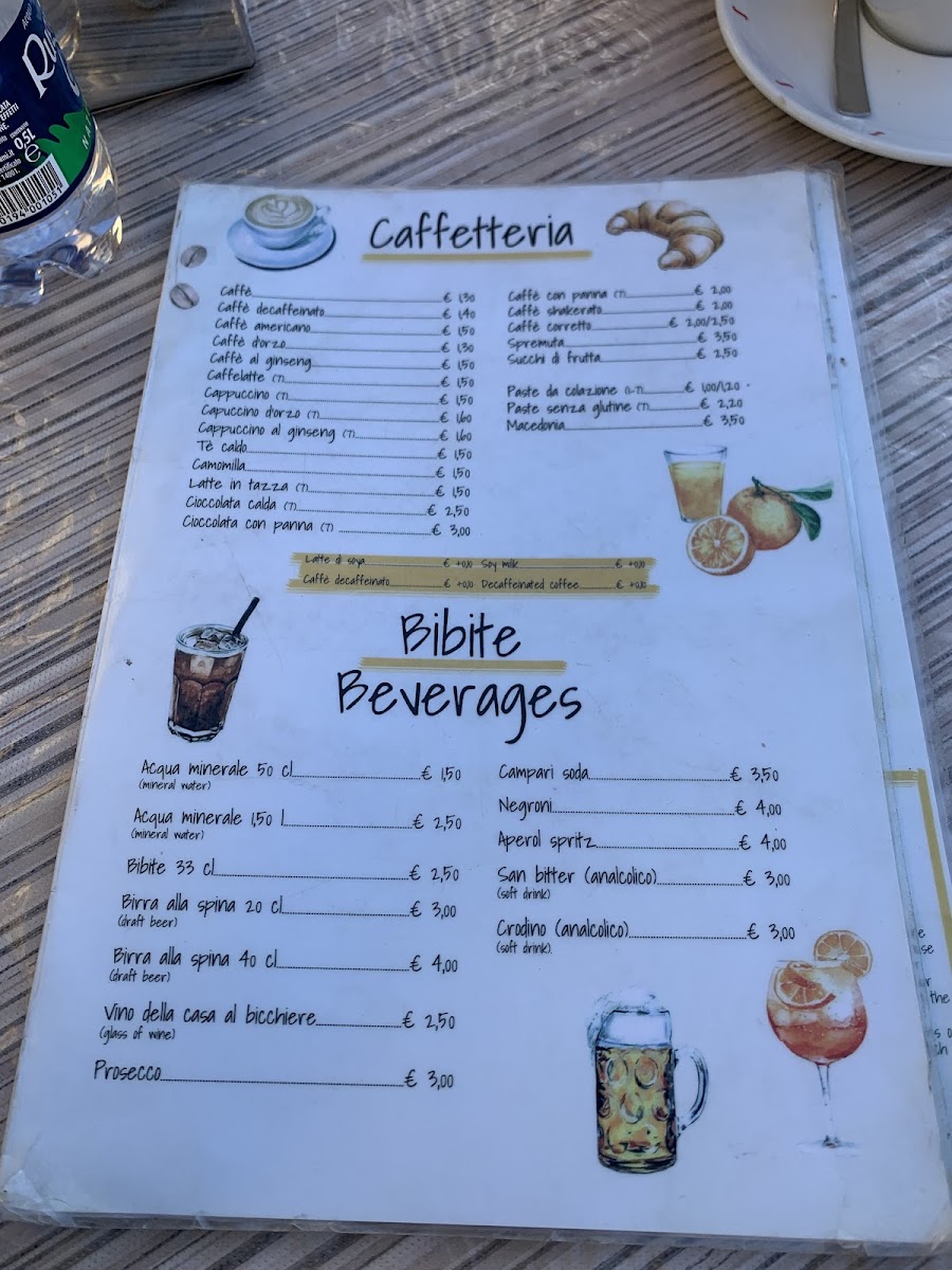 Menu Bar Caffetteria La Colonna-7