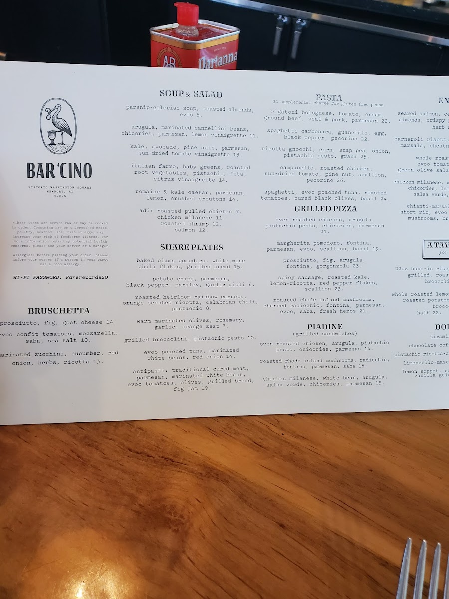 Menu Bar 'cino Newport-6