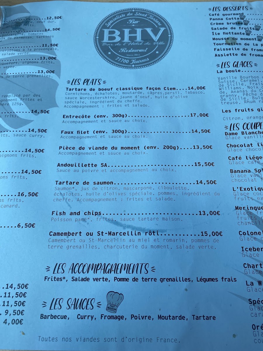 Menu Bar De L'hôtel De Ville-1