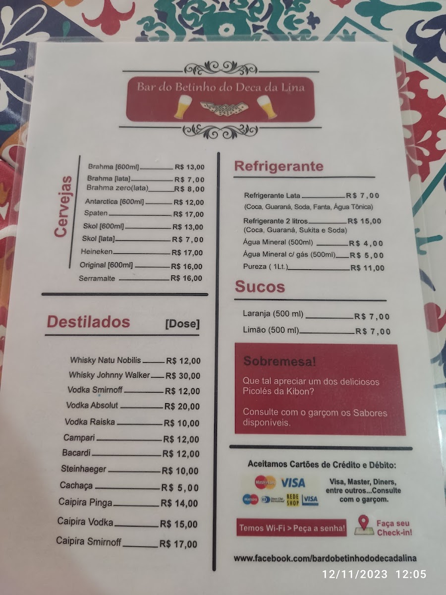 Menu Bar Do Betinho Do Deca Da Lina-5