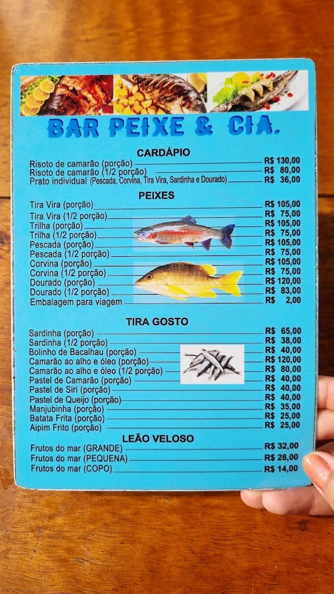 Menu Bar Do Peixe-1