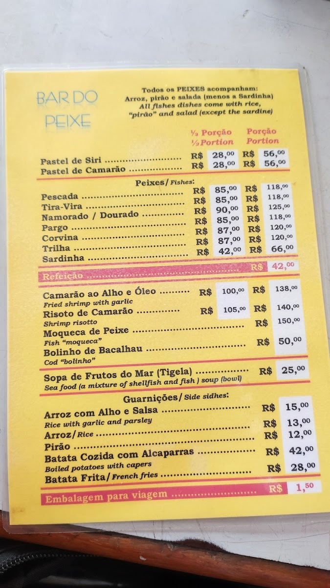 Menu Bar Do Peixe-3