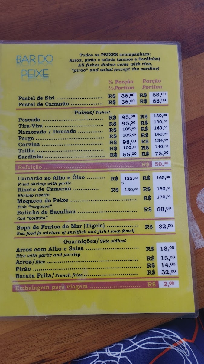 Menu Bar Do Peixe-4