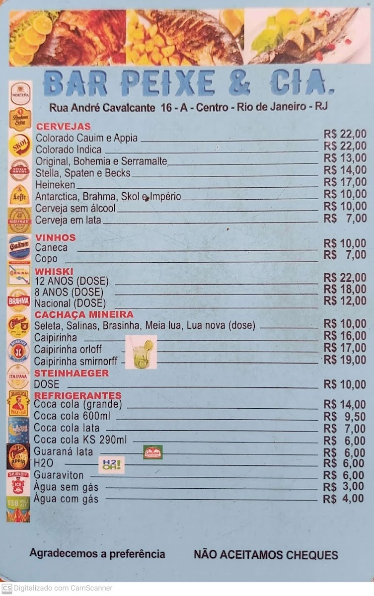 Menu Bar Do Peixe-7