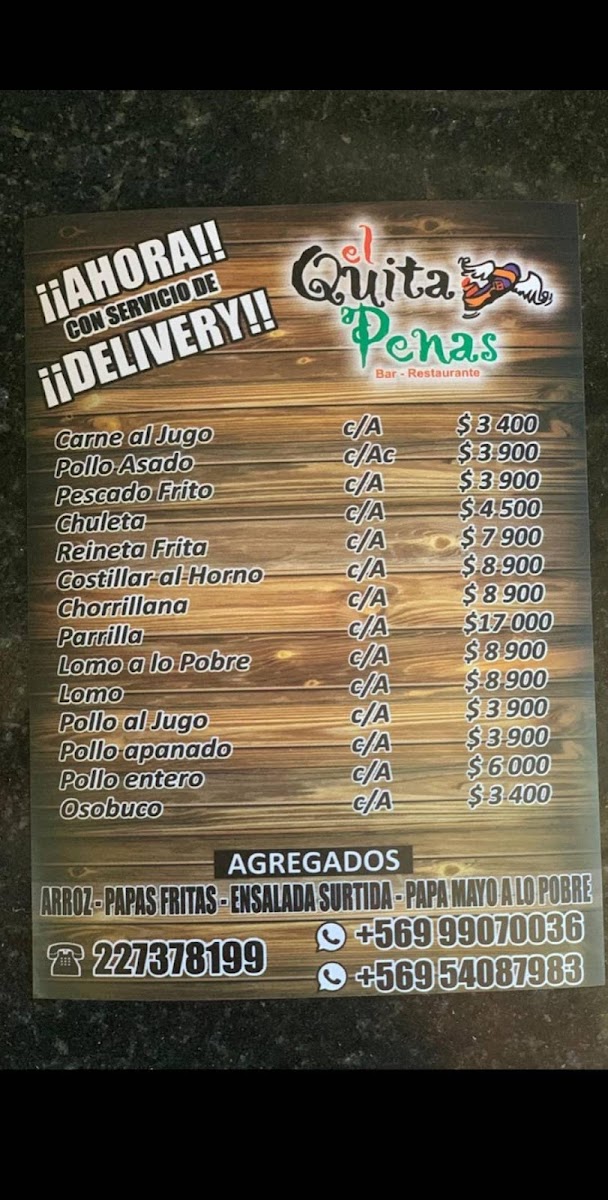 Menu Bar El Quitapenas-6