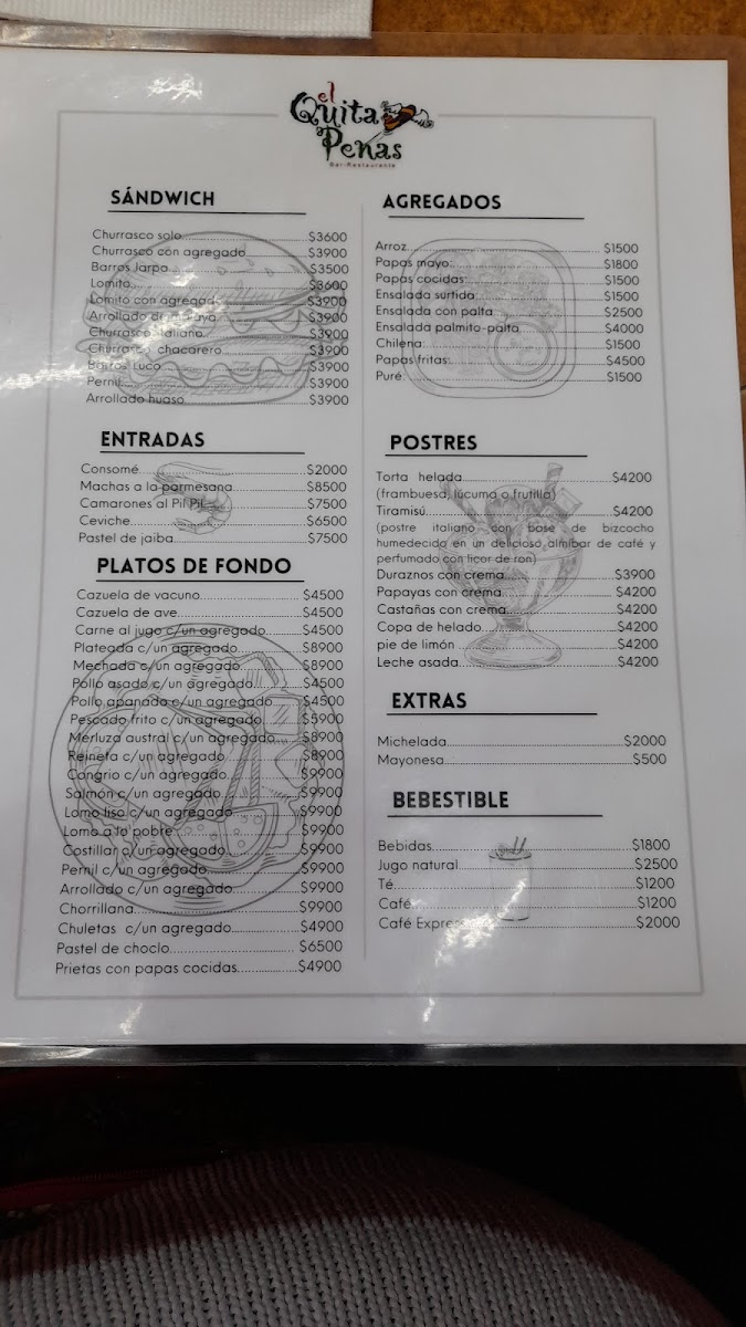 Menu Bar El Quitapenas-8