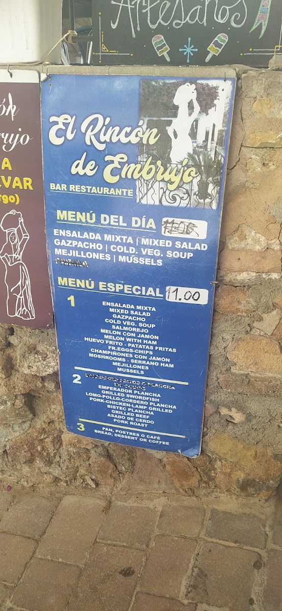 Menu Bar El Rincón De Embrujo-9