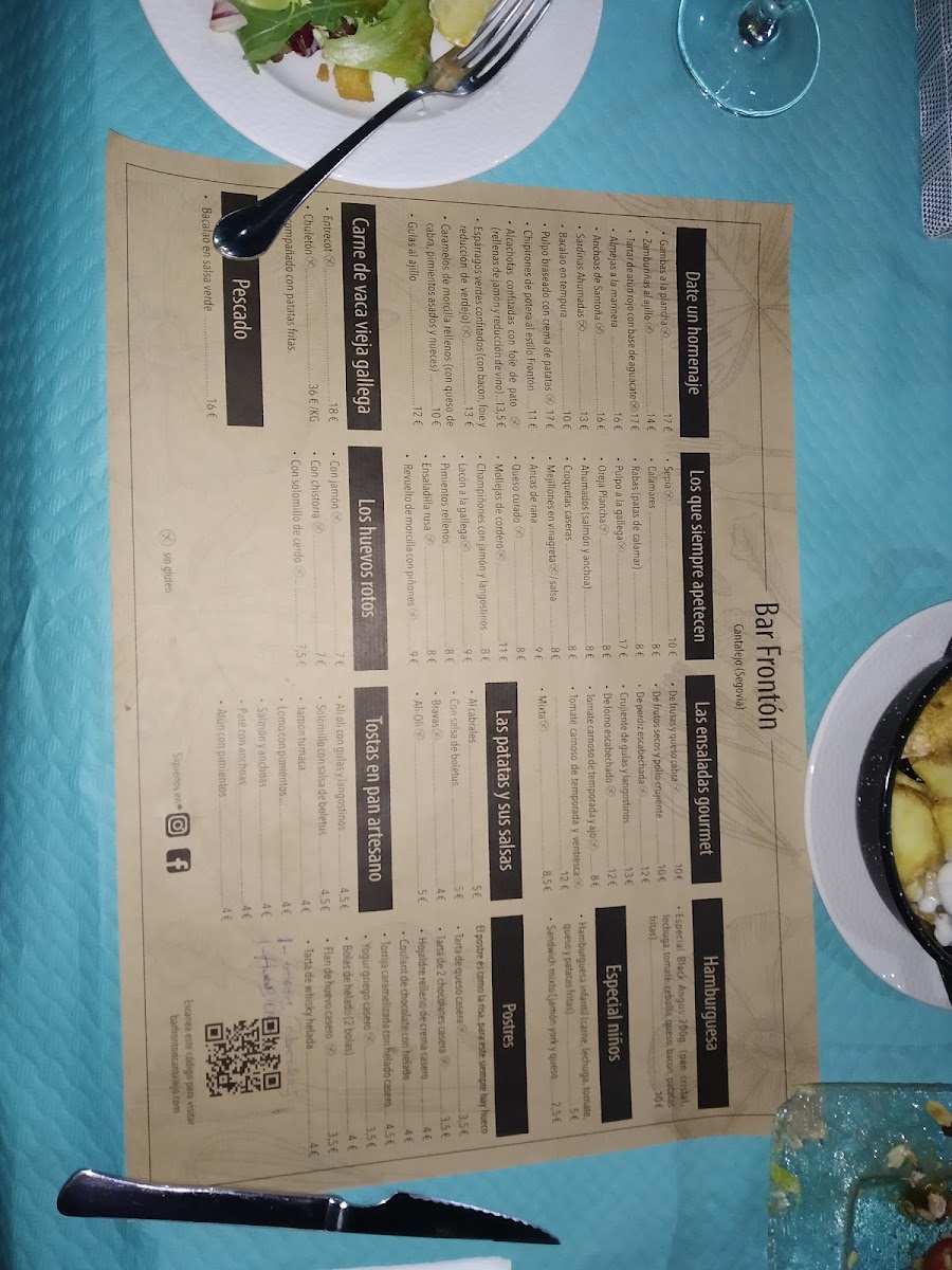 Menu Bar Frontón Cantalejo-10