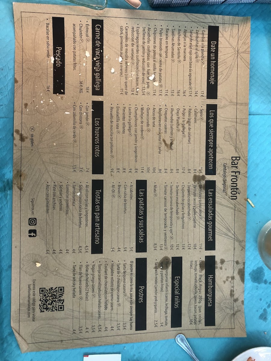 Menu Bar Frontón Cantalejo-8