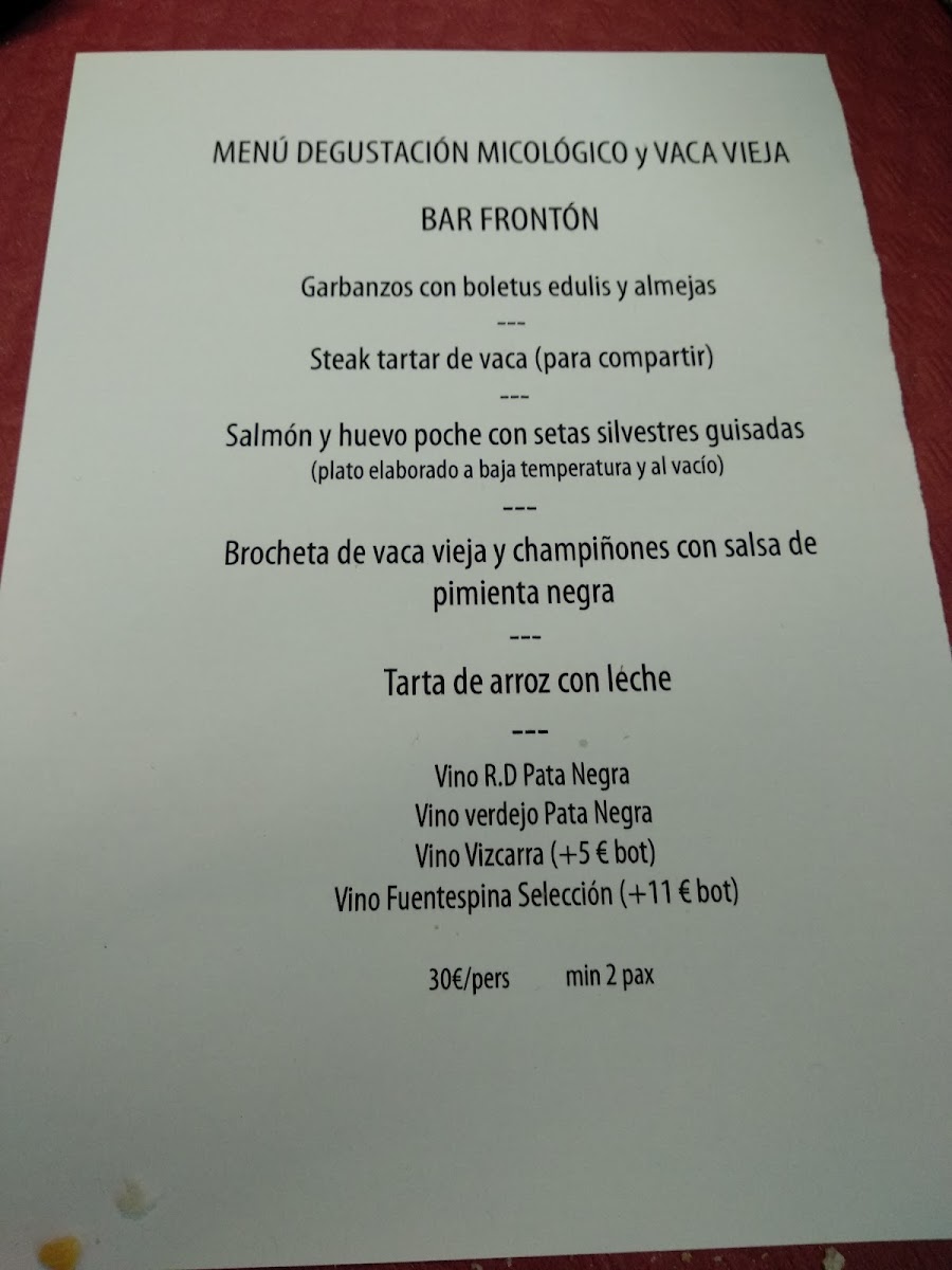 Menu Bar Frontón Cantalejo-9
