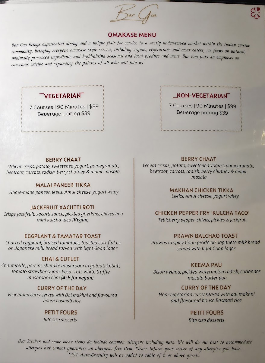 Menu Bar Goa Toronto-4