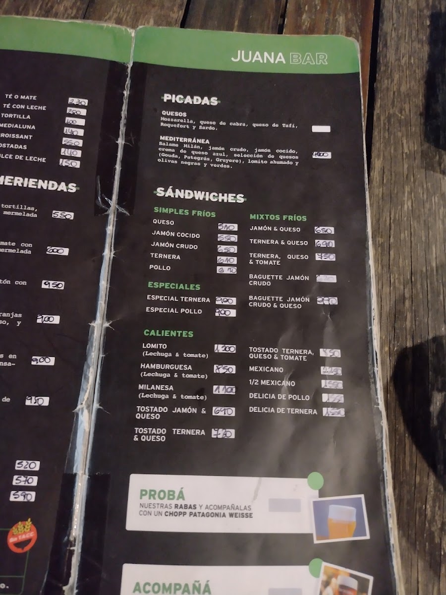 Menu Bar Juana-2