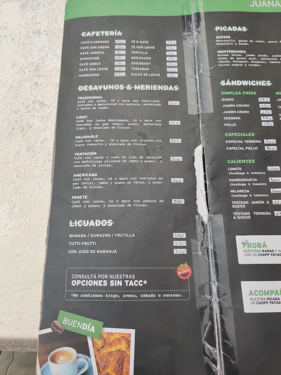 Menu Bar Juana-7