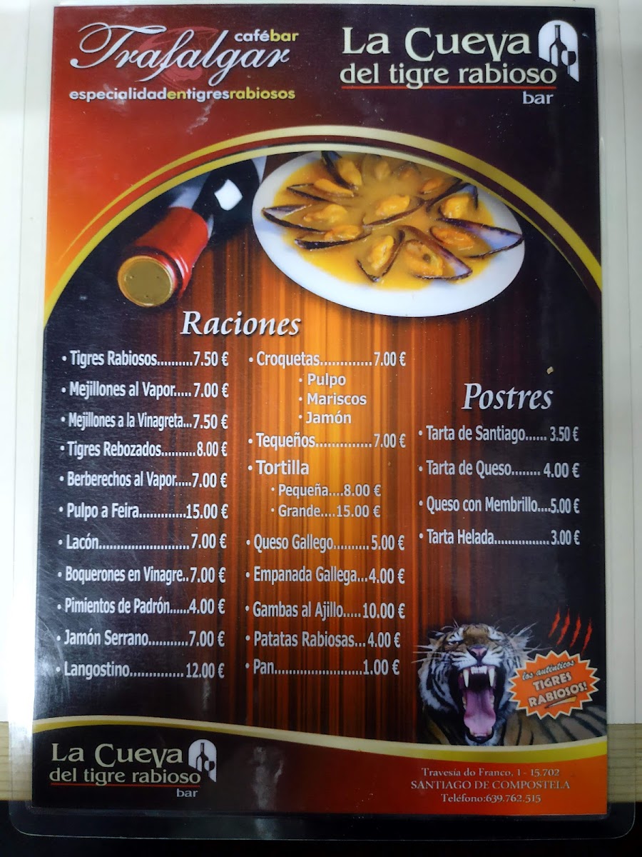 Menu Bar La Cueva-10
