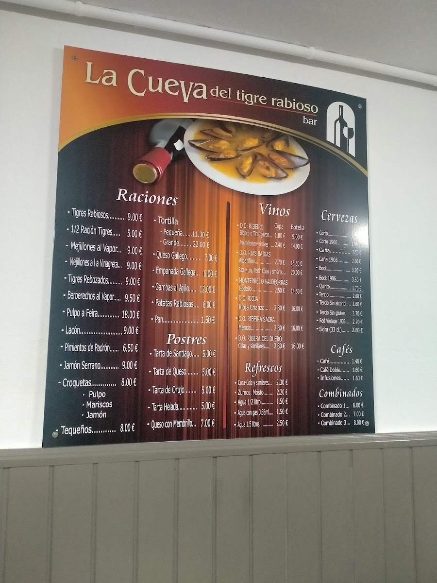 Menu Bar La Cueva-5