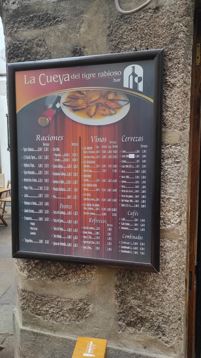 Menu Bar La Cueva-8