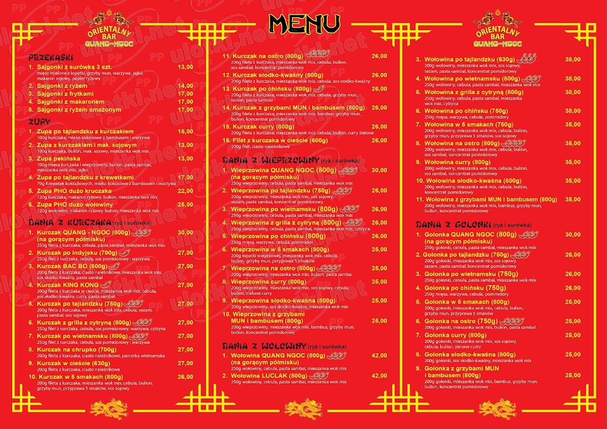 Menu Bar Orientalny Quang Ngoc-1