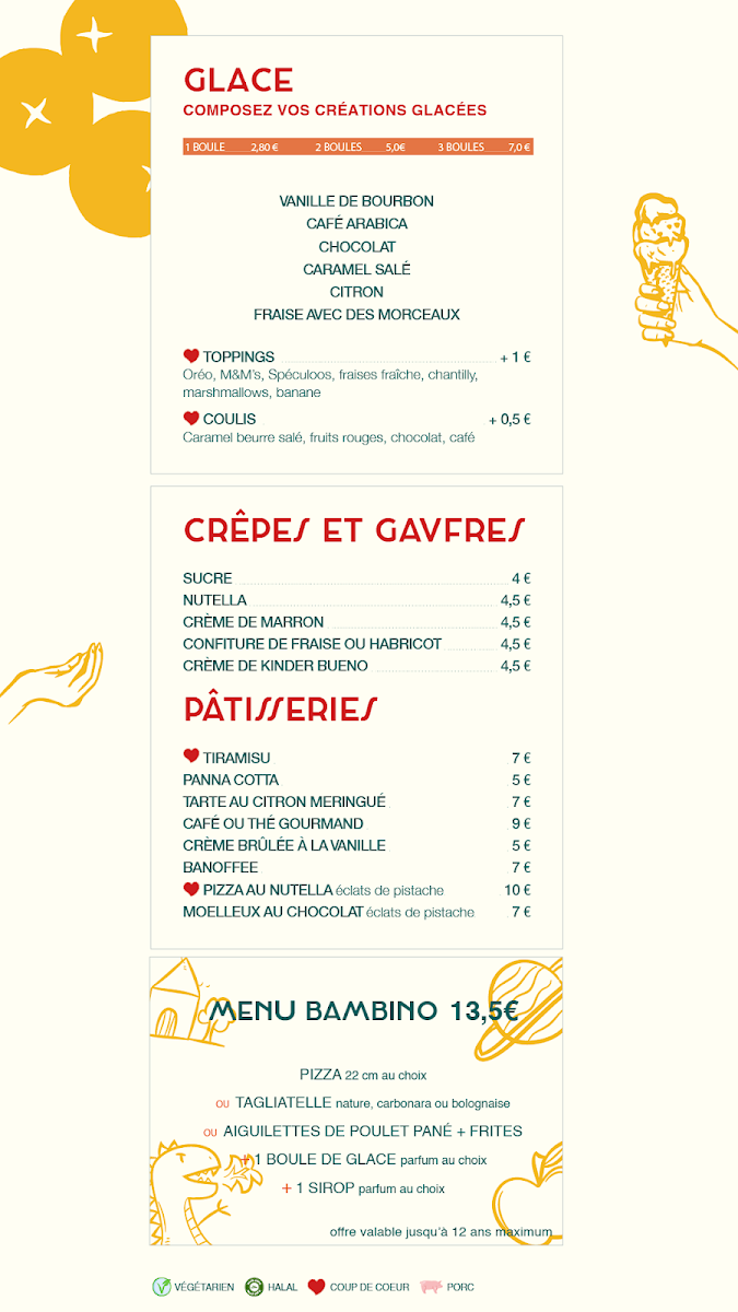 Menu Bar Pizzeria Restaurant Brasserie Le Bellini-3