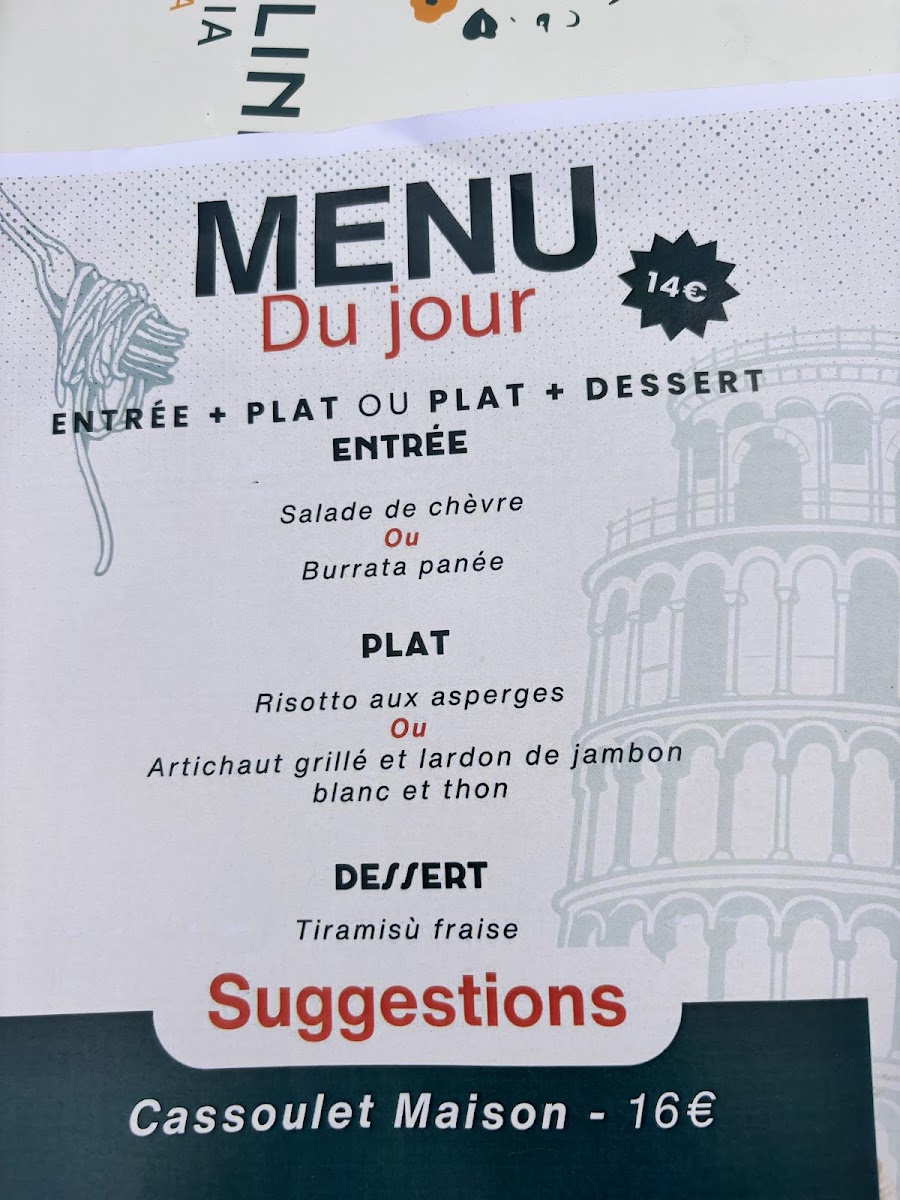 Menu Bar Pizzeria Restaurant Brasserie Le Bellini-5