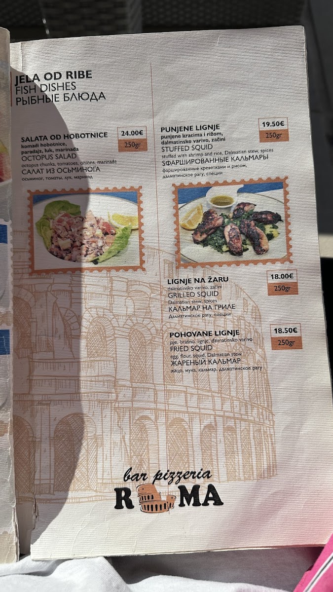 Menu Bar Pizzeria Roma-6