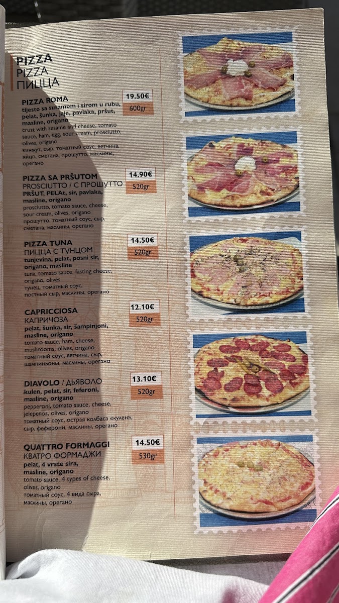 Menu Bar Pizzeria Roma-8