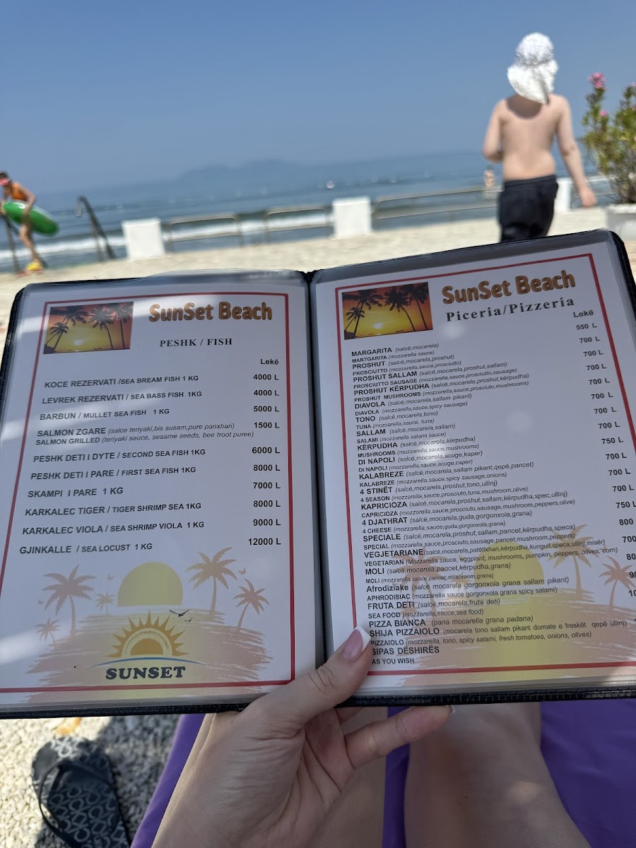 Menu Bar Pizzeria Sunset-8