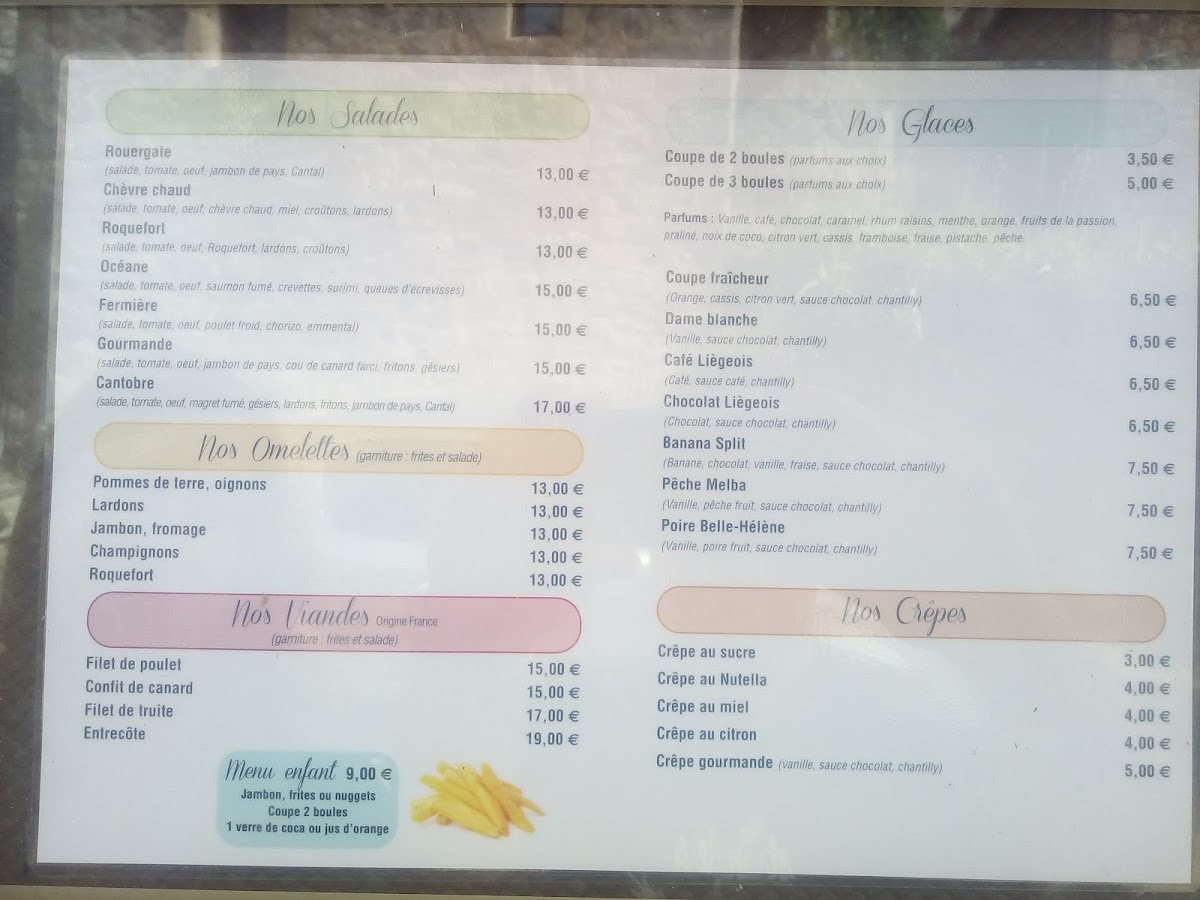 Menu Bar Restaurant Chez Yves-5