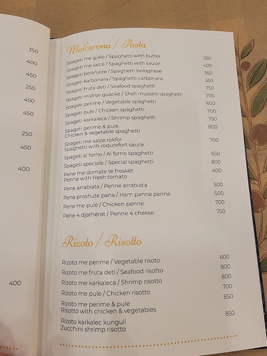 Menu Bar Restaurant Pizzeria Afrimi-10