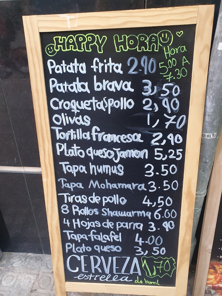 Menu Bar Restaurante Gardenia-10