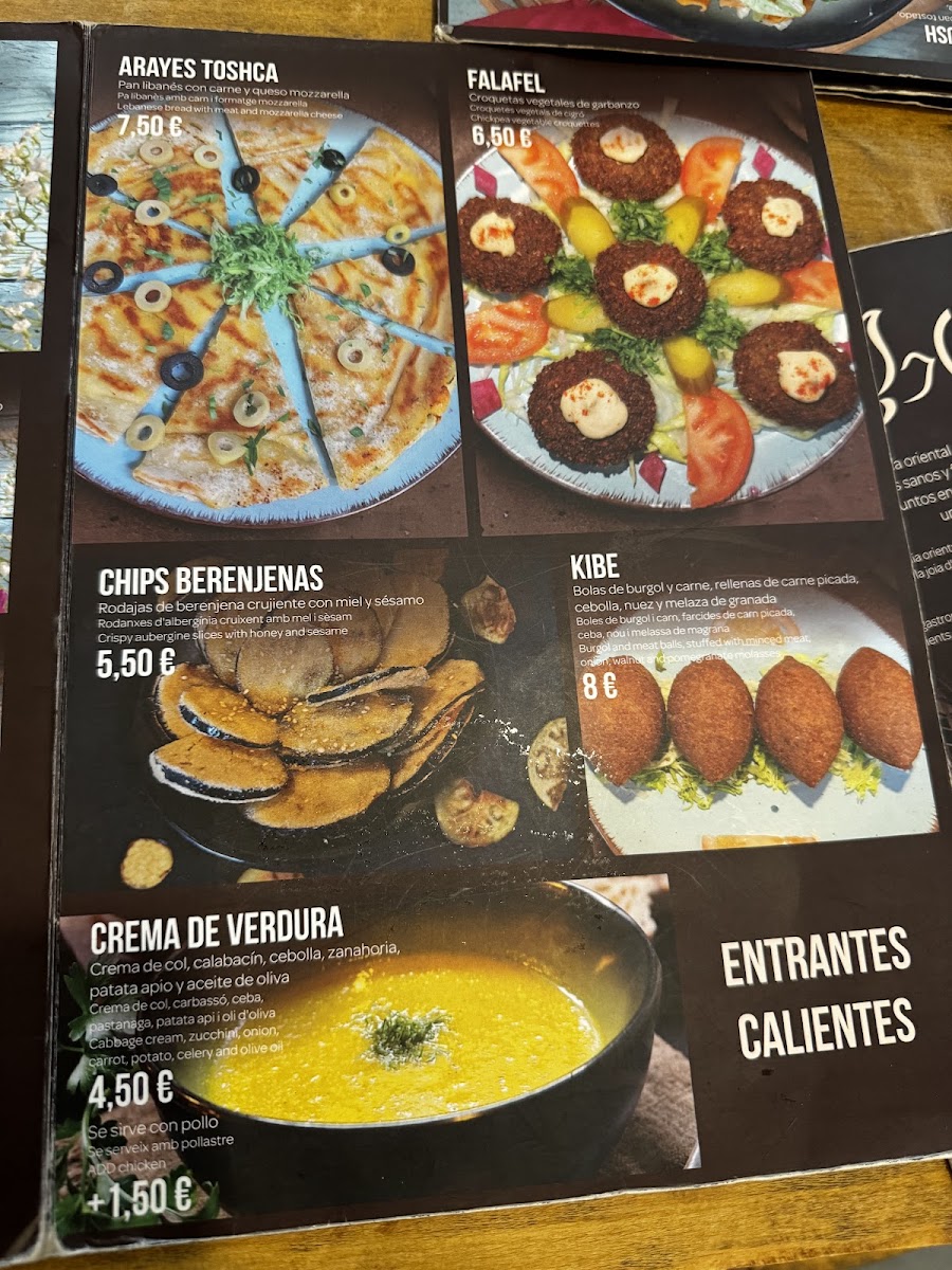 Menu Bar Restaurante Gardenia-2