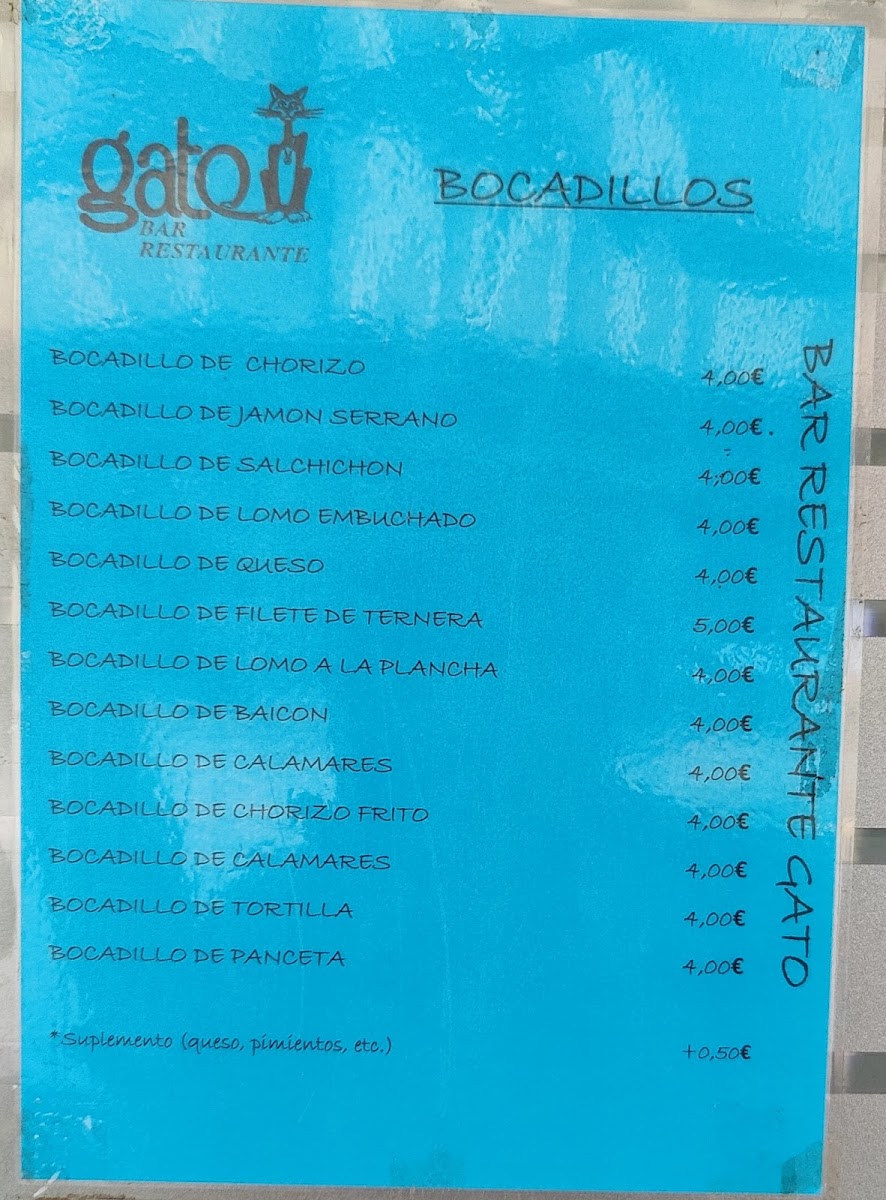 Menu Bar Restaurante Gato-2