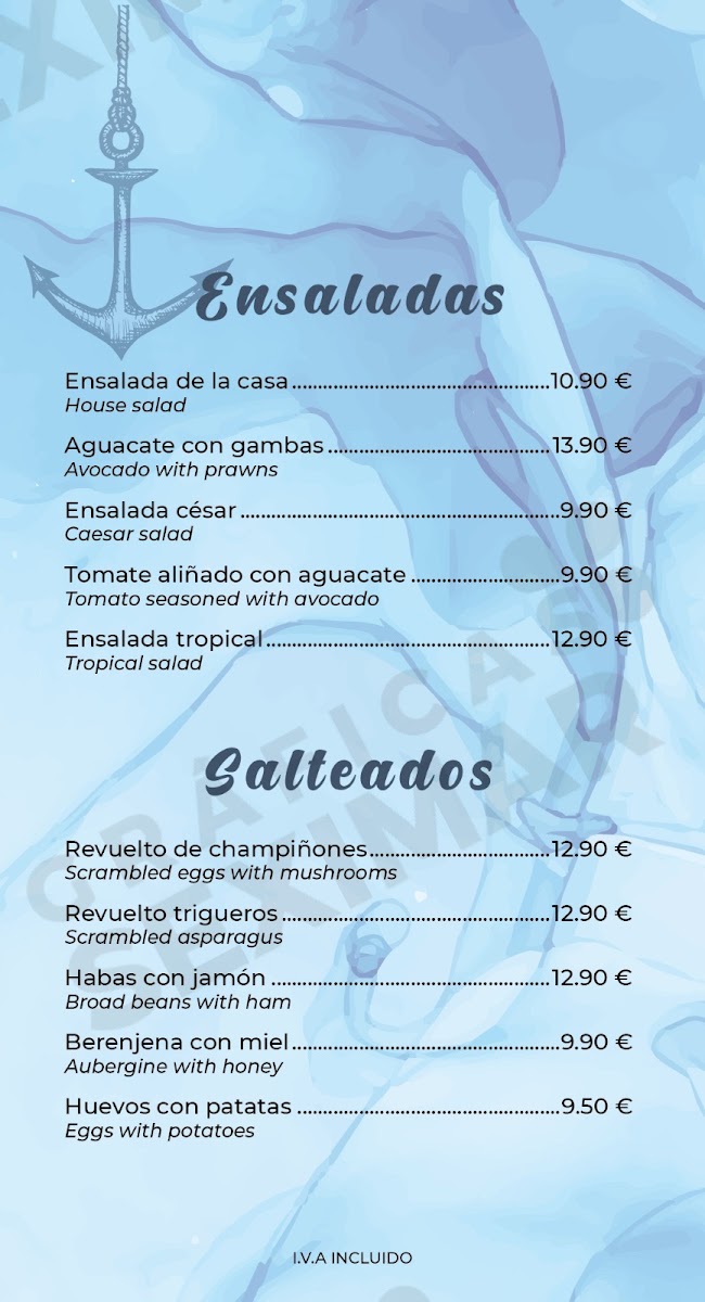 Menu Bar Restaurante La China-2