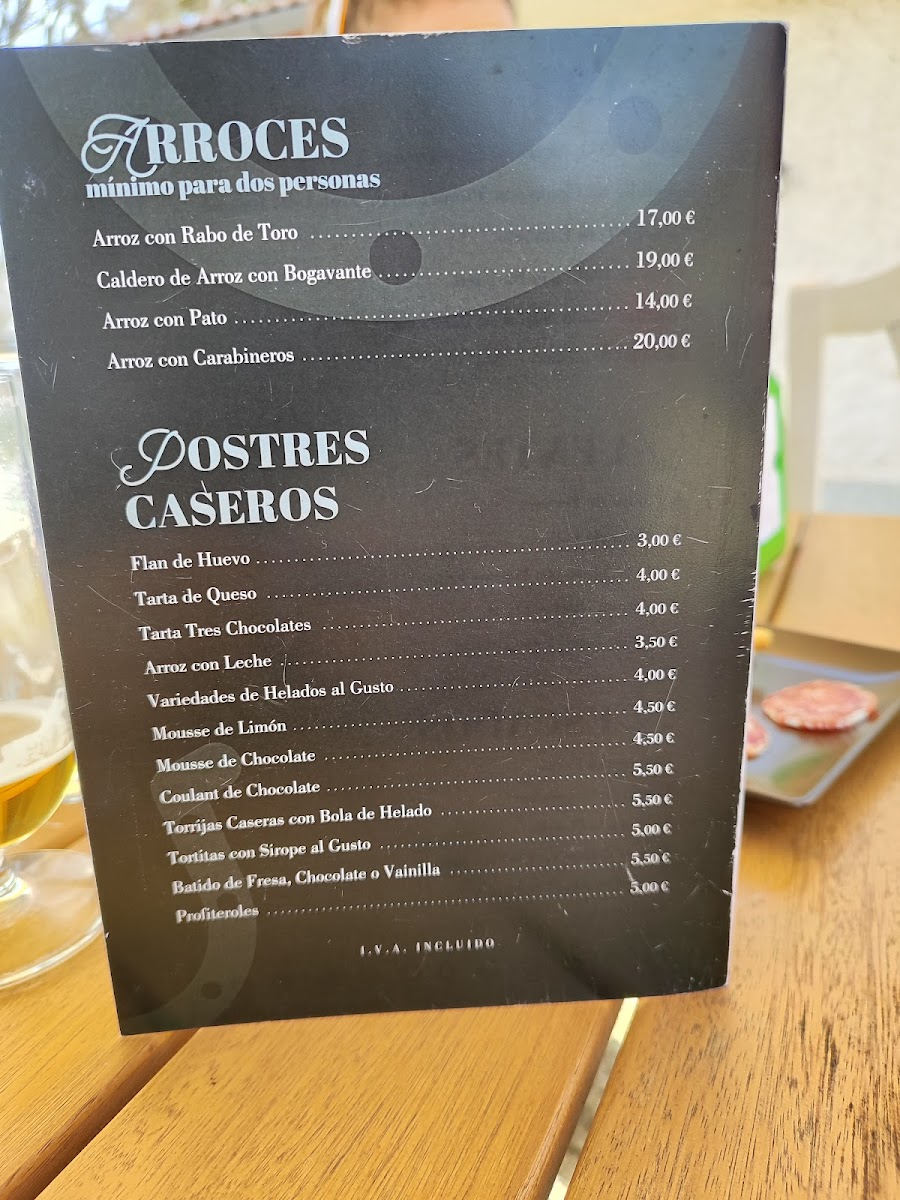 Menu Bar Restaurante Las Cinco Herraduras-4