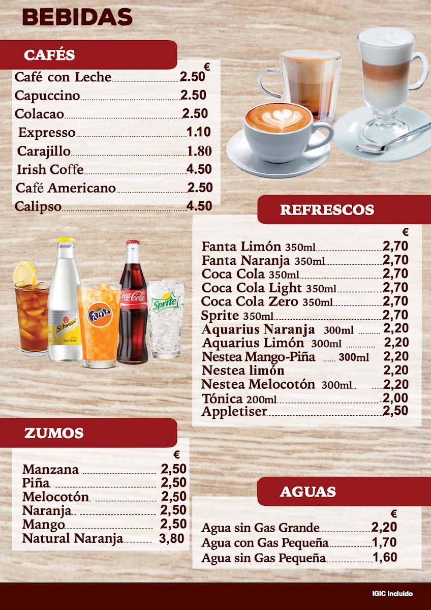 Menu Bar Restaurante Otelo-2