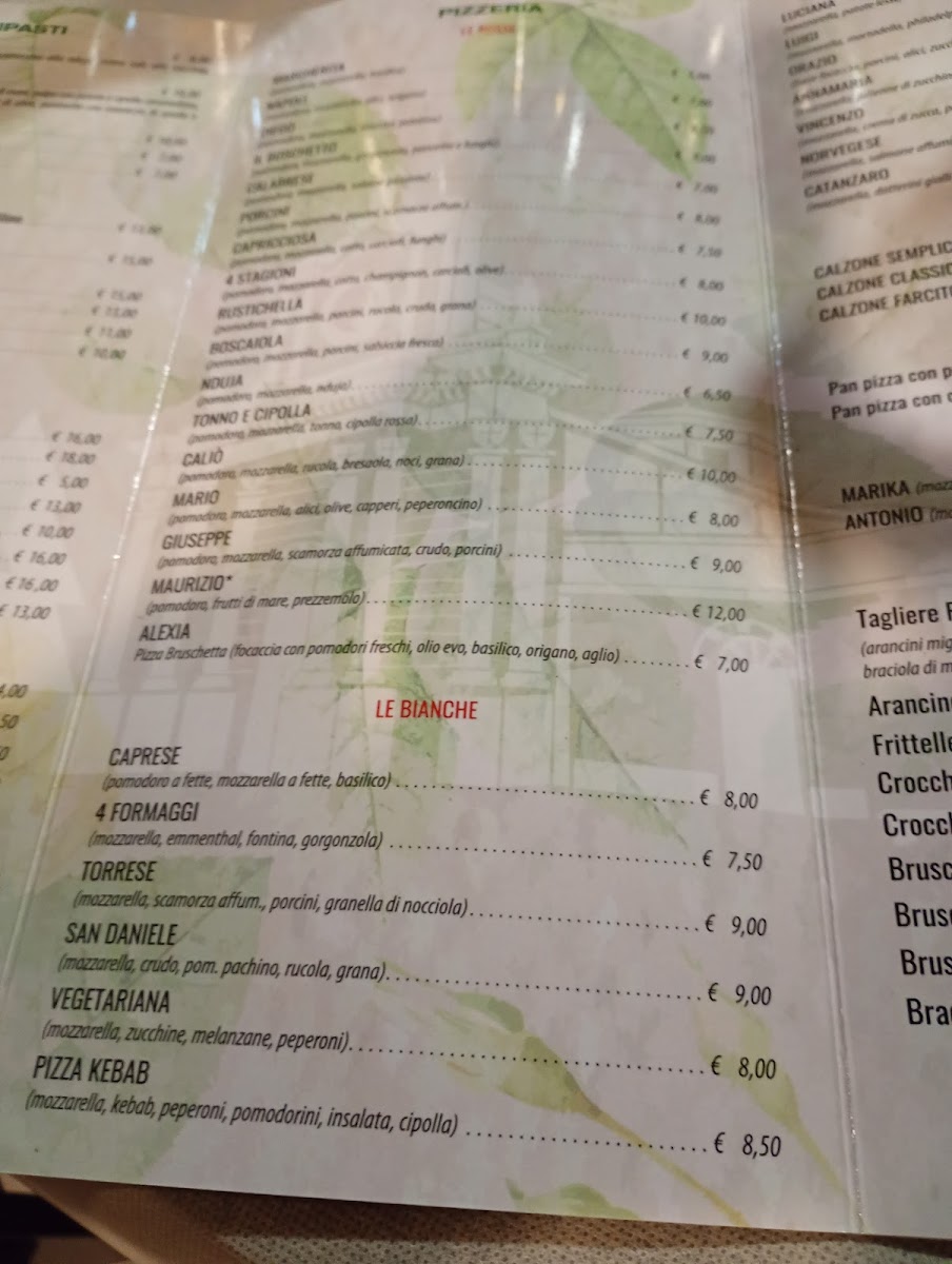 Menu Bar Ristorante Pizzeria 'il Boschetto Del Santuario'-4