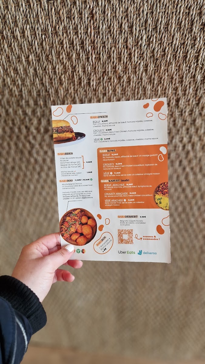 Menu Bara - Afro Street Food-1