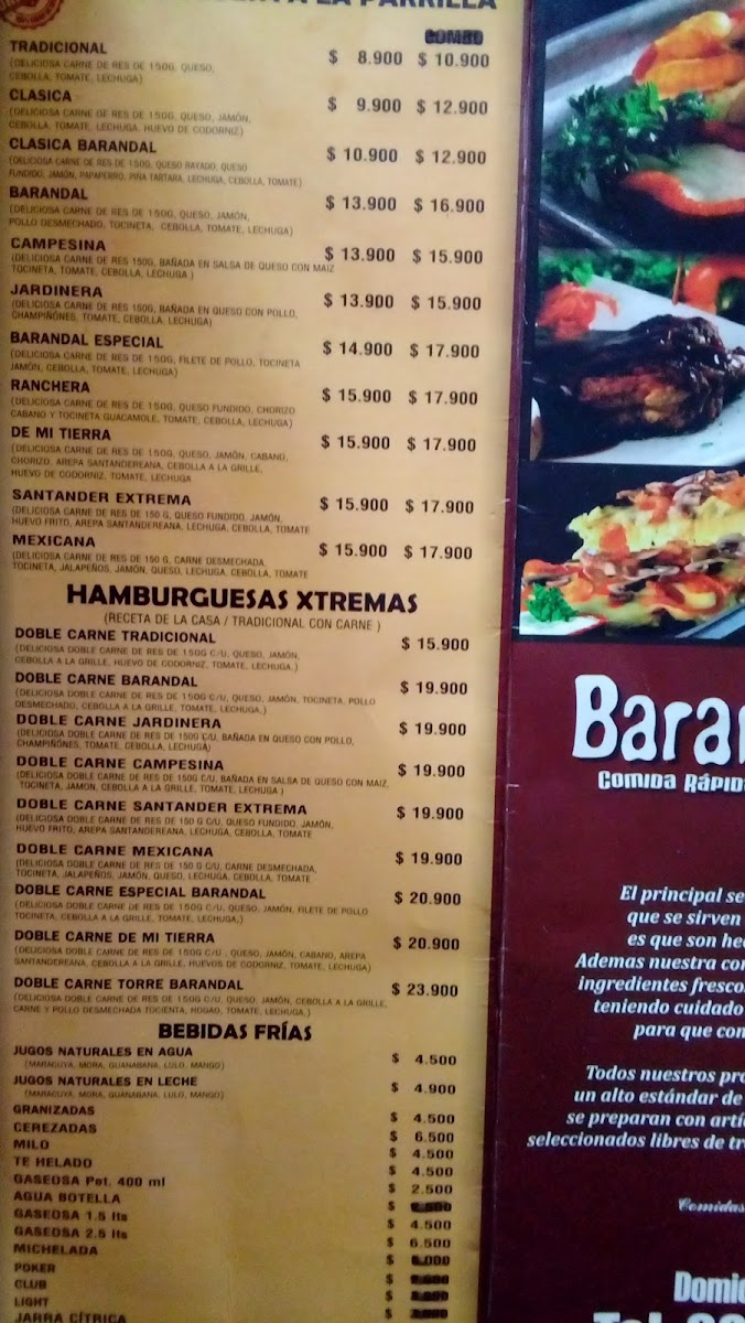 Menu Barandales - La Grama-1