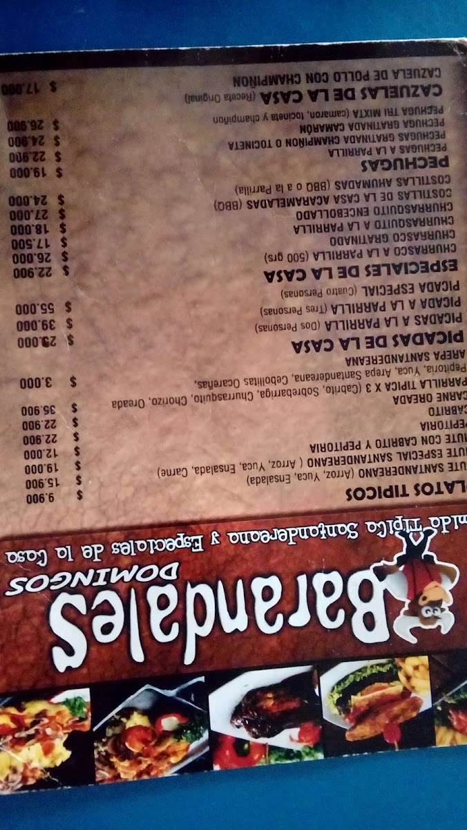 Menu Barandales - La Grama-4